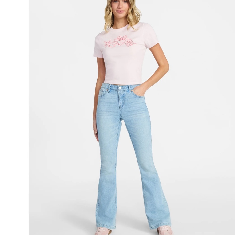 No Boundaries Bootcut Embellished Back Pocket Jeans Size 12
